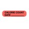 Nevs Calorie Count / Date_ Label 5/16 x 1-1/4 D-0512 - alternate 1